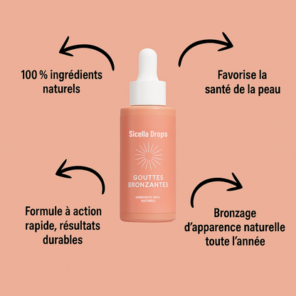 SicellaDrops - Gouttes Bronzantes