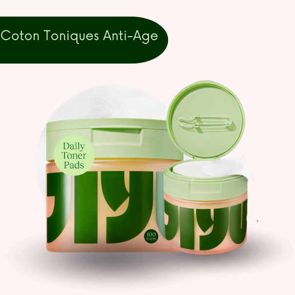 K-Beauty Cotons Toniques Anti-Âge – Hydratation & Éclat Instantané