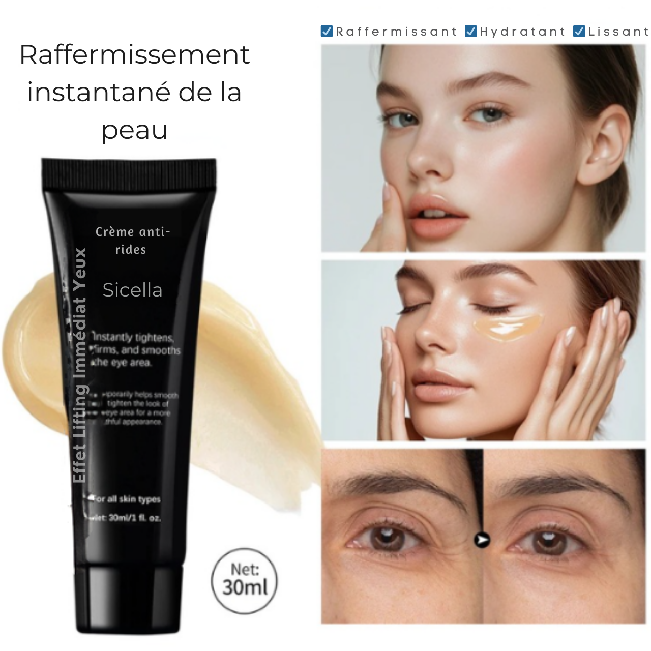 Sicella - Crème anti-rides à effet immédiat